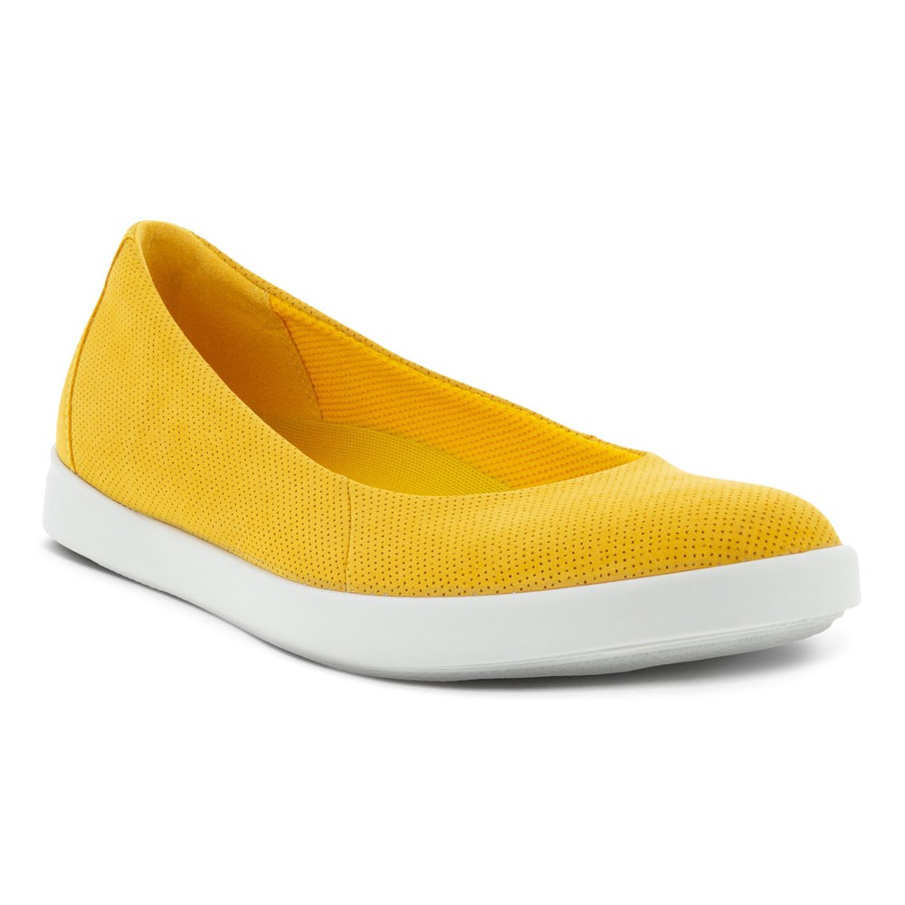 Bailarinas Mujer - ECCO Barentz Slip-Ons - Amarillos - RYW584073